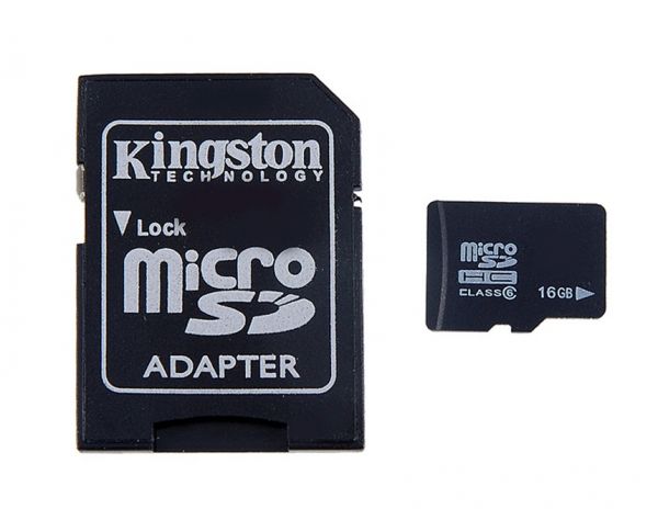 Micro SD Card com adaptador 16GB Classe 6 TF